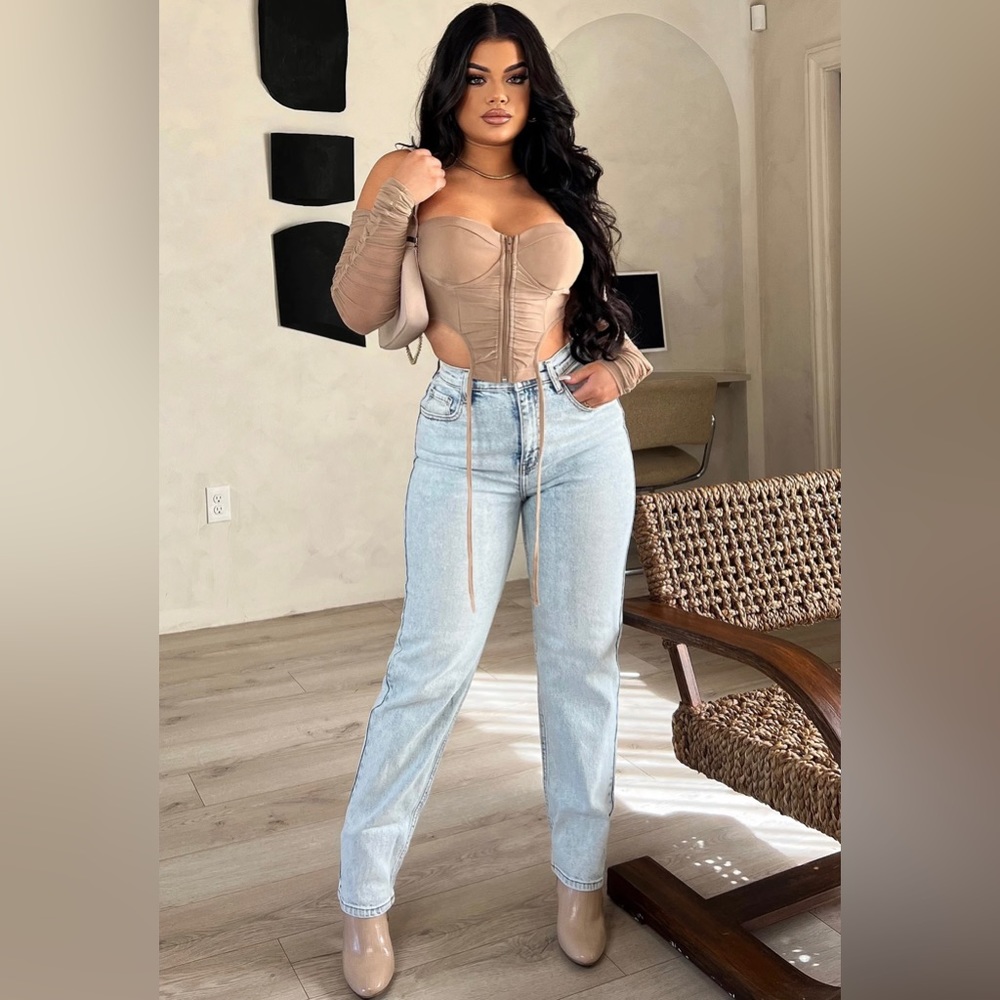 Light blue jeans